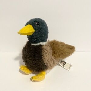 Stuffed Animal House Duck Wildlife Plush Bird 5” Mallard Stuffy Soft Realistic